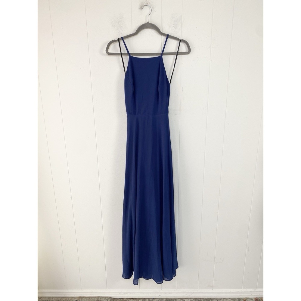 LuLu's "Mythical Kind of Love" Blue Long Maxi Dress Size Small Bridesmaid